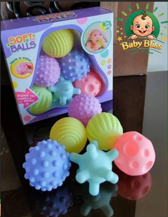 كرات سيليكون تفاعلية للأطفال